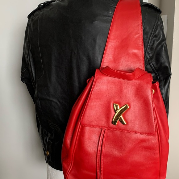 Paloma Picasso Red Leather Bag - Picture 7 of 13